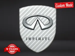 Infiniti Emblèmes Silicone Auto Pro Personnalisables Résistants